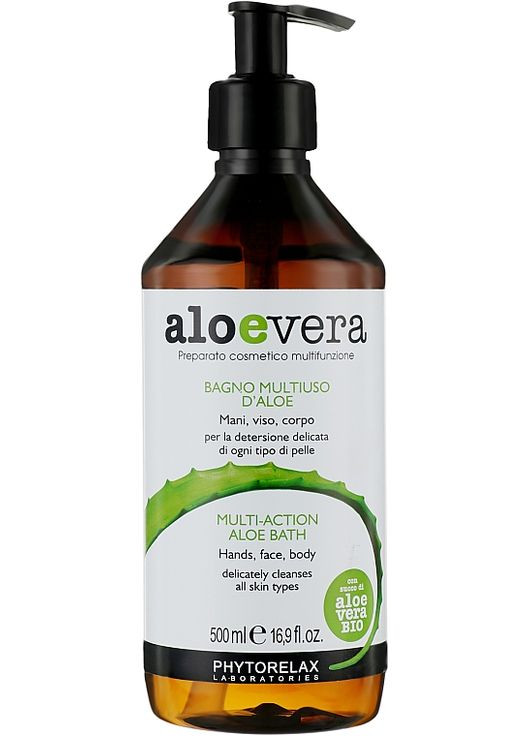 Очищувальний засіб для тіла Aloe Vera Multi-Action Aloe Bath 500ml (317521-28375) Phytorelax Laboratories (368740266)