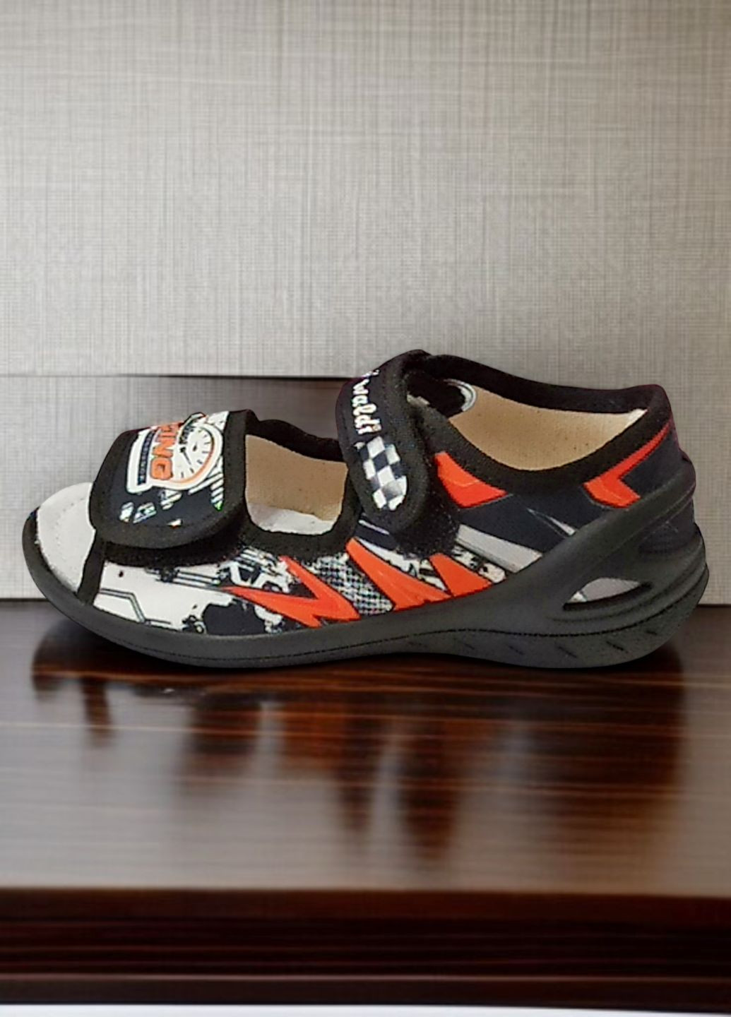 Відкриті ортопедичні капчики тапочки текстильні босоніжки на липучках для хлопчика Waldi (327432090)