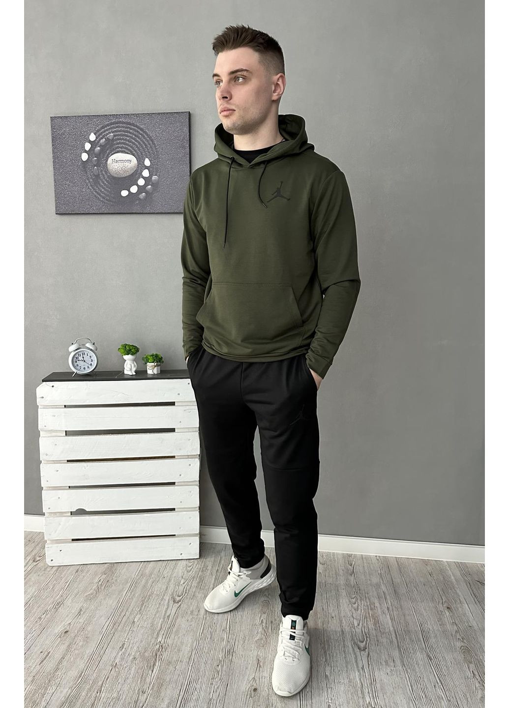 Демісезонний спортивний костюм худі+штани з лого Luna (349441639)