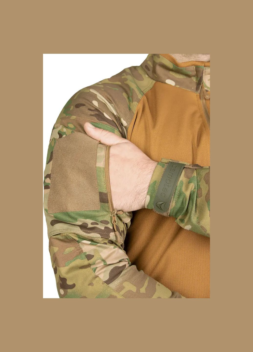 Койот лонгслив убакс cm raid twill/coolpass pique камуфляж Camotec