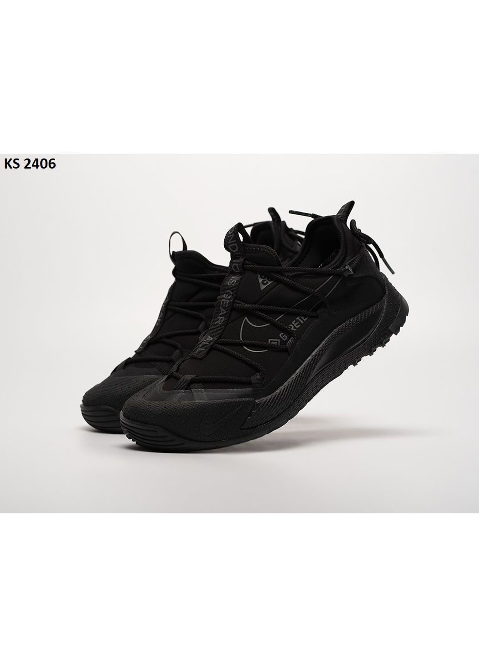 КРОСІВКИ ЖІНОЧІ NIKE ACG ART TERRA ANTARKTIK LOW BLACK НАЙК АСЖ No Brand чорні демісезони (368855113)