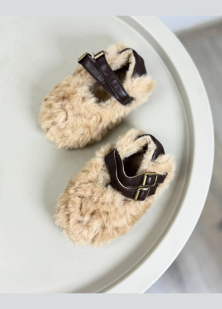 Бежевые повседневные осенние ботинки осенние детские бежевые 1491 No Brand