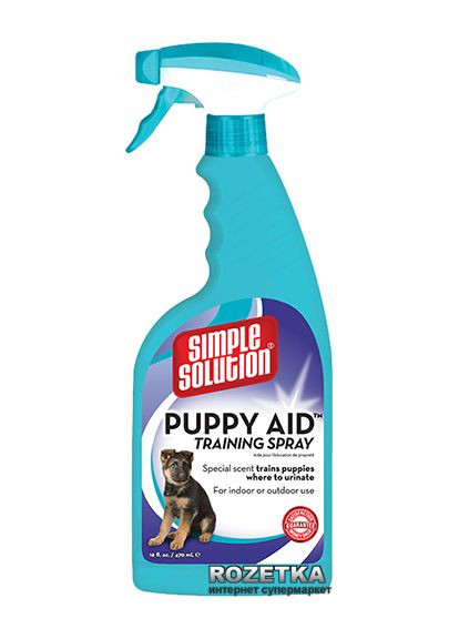 Спрей для приучения щенков к туалету Puppy Aid Training Spray 480 мл (ss13200) Simple Solution (288576450)