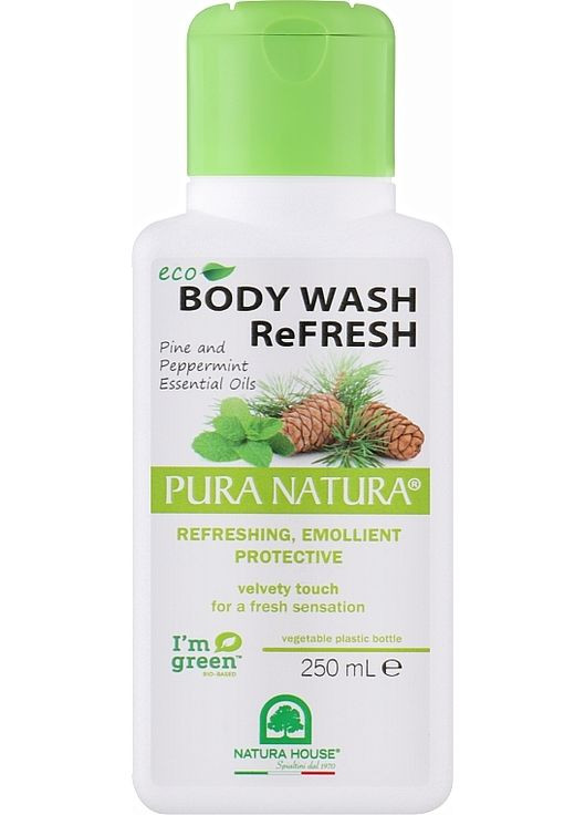 Гель для душа "Освежающий" Body Wash 250ml (1270289-31097394) Natura House (368636507)