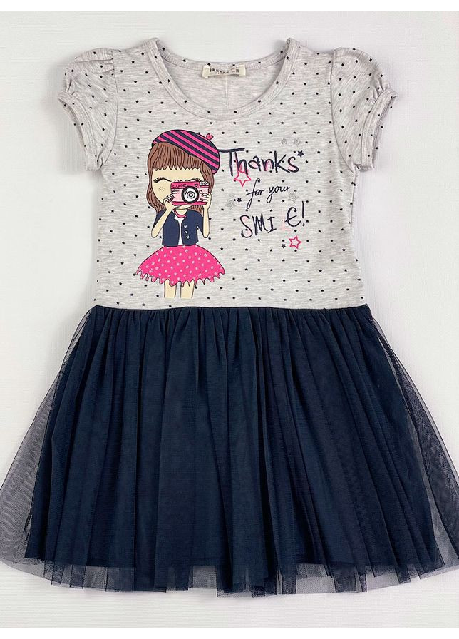 Серое платье для девочки Breeze (332767664)