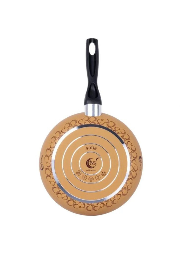 Сковорода Sofia 24 см желтая (m484797) TVS Sofia 24 см, жовта (366561386)