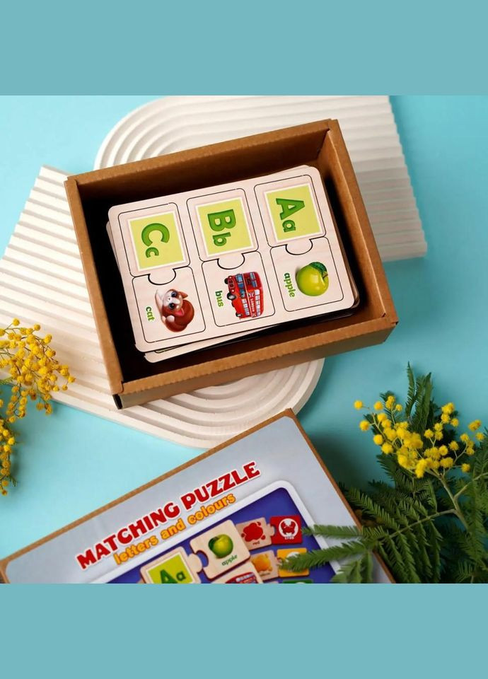 Развивающая детская игра "Английский алфавит" (ПСД253) PSD253 ENG No Brand (330601420)