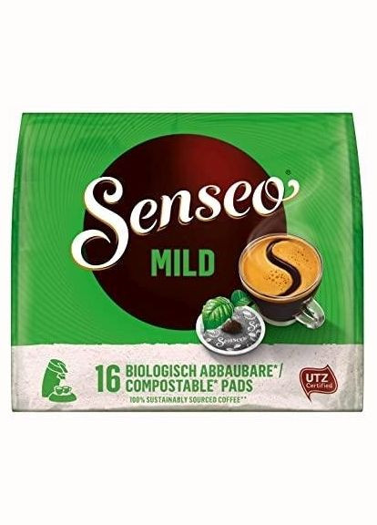 Кофе в чалдах Mild, 16 шт. Philips 62 мм Senseo (322417148)