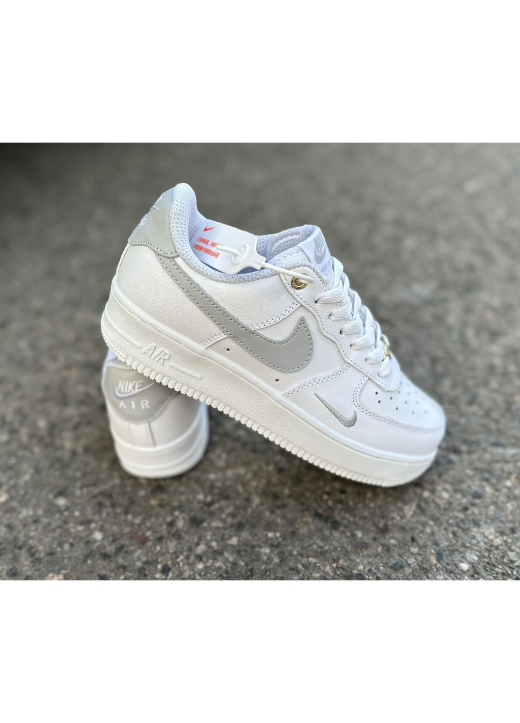 Жіночі кросівки Air Force 1644 White No Brand білі демісезони (360861298)