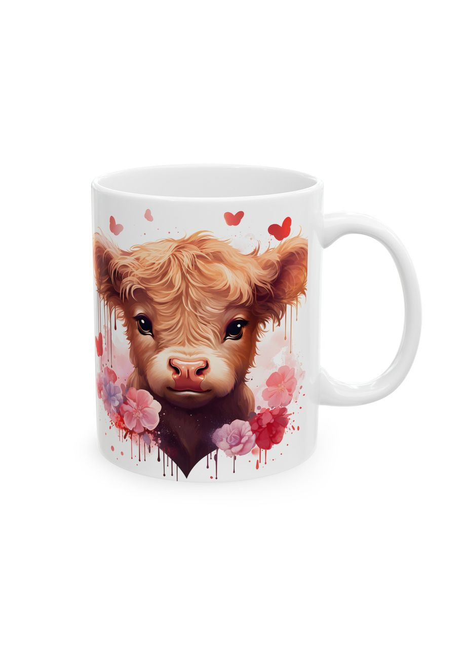 Керамічна чашка з дизайном "Чарівна корівка"-1 No Brand (368671369)