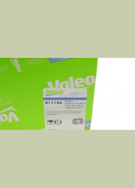 Компресор кондиціонера Toyota Auris/Corolla/Yaris 1.0-1.4 VVT-i 05 811106 (opt-om) Valeo (339630995)