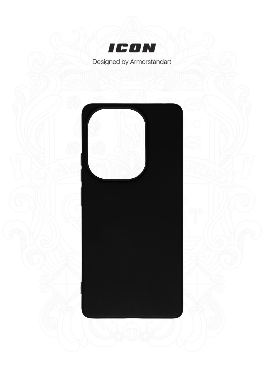 Панель ICON Case для Xiaomi Poco M6 Pro 4G Black (ARM74147) ArmorStandart (289361579)