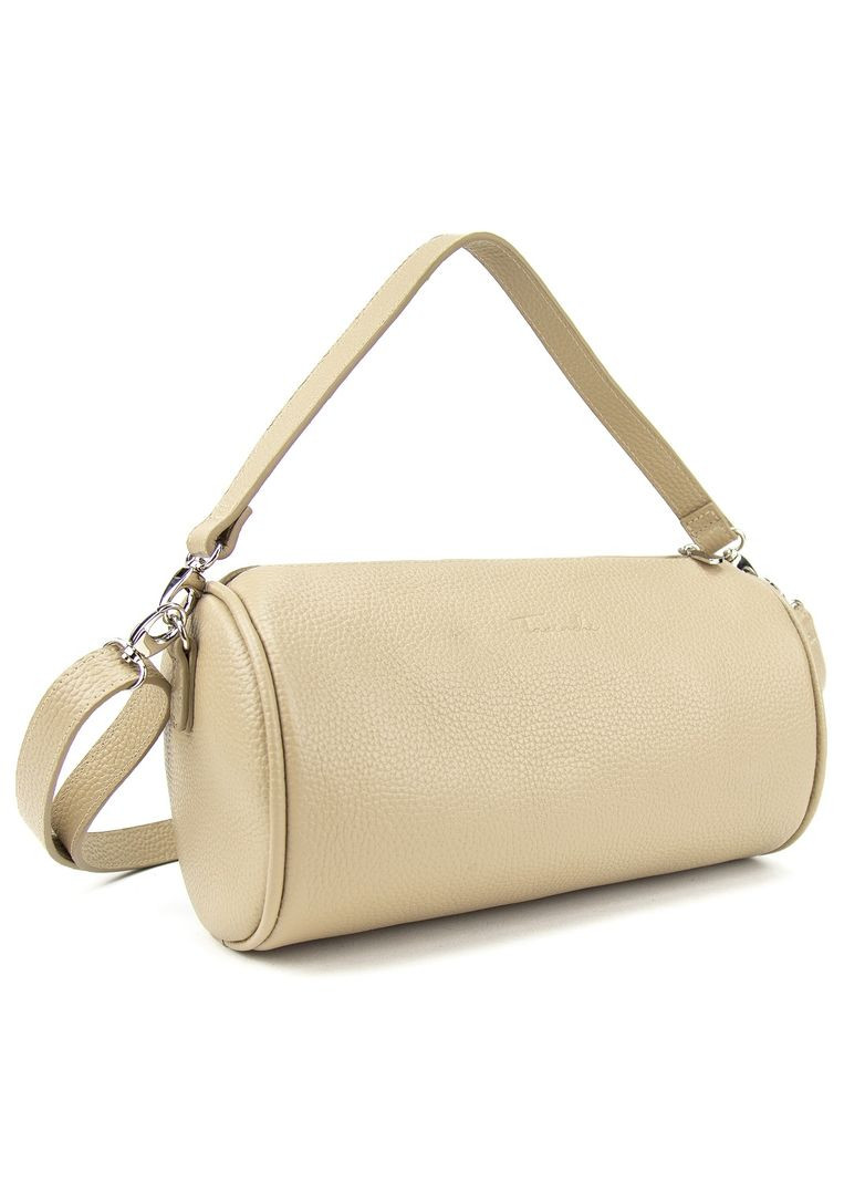 Сумка женская кроссбоде через плечо из натуральной кожи флотар в форме бочонка повседневная средняя RoyalBag CH-0777 (355485126)