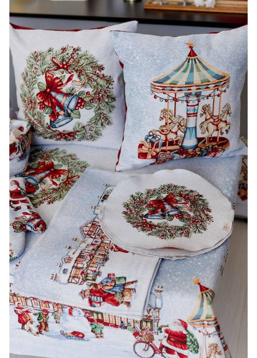 Подушка гобеленова Карусель CAROUSEL 45х45 см Прованс (366970004)