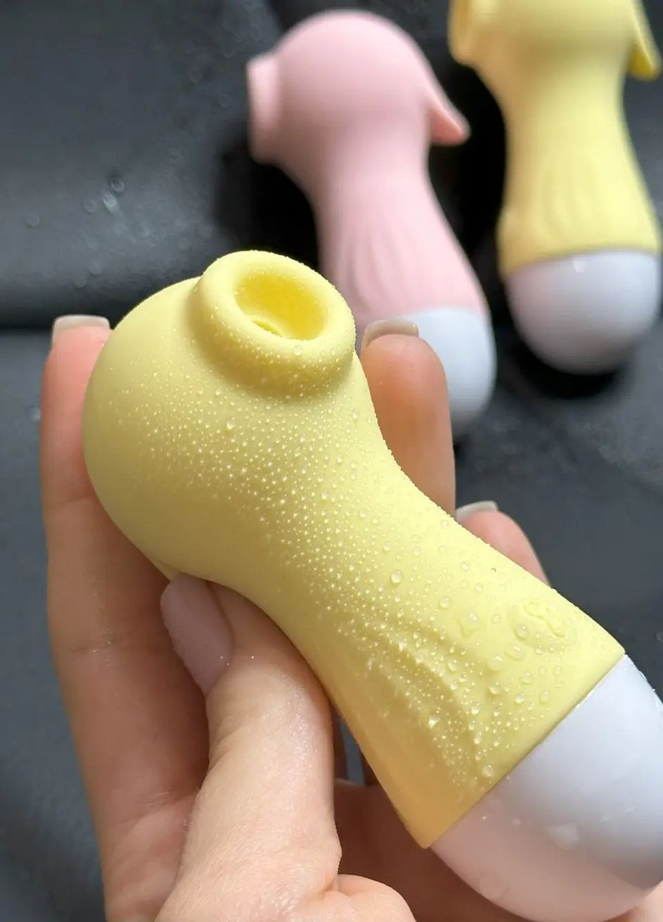 Кліторальний вакуумний вібратор Lilo, вібратор для сексу, стимулятор для клітора, сосків та шиї рожевий No Brand (316554567)