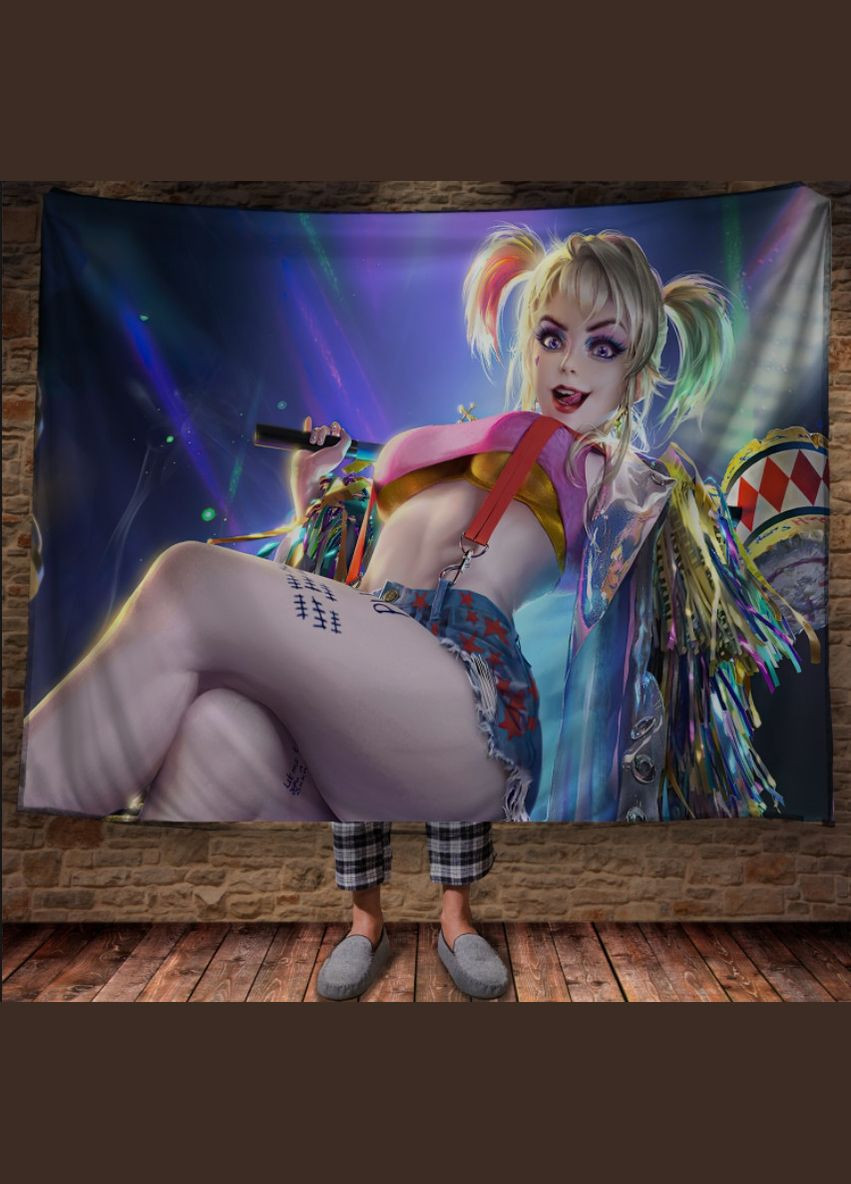 Плед с 3D-принтом Харли Квин Перша Креативна мануфактура PERFECTUS Плед (301869630)