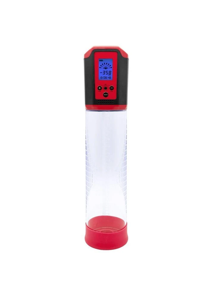 Автоматична вакуумна помпа Passion Pump Red, LED-табло, перезаряджувана, 8 режимів Men Powerup (322860279)