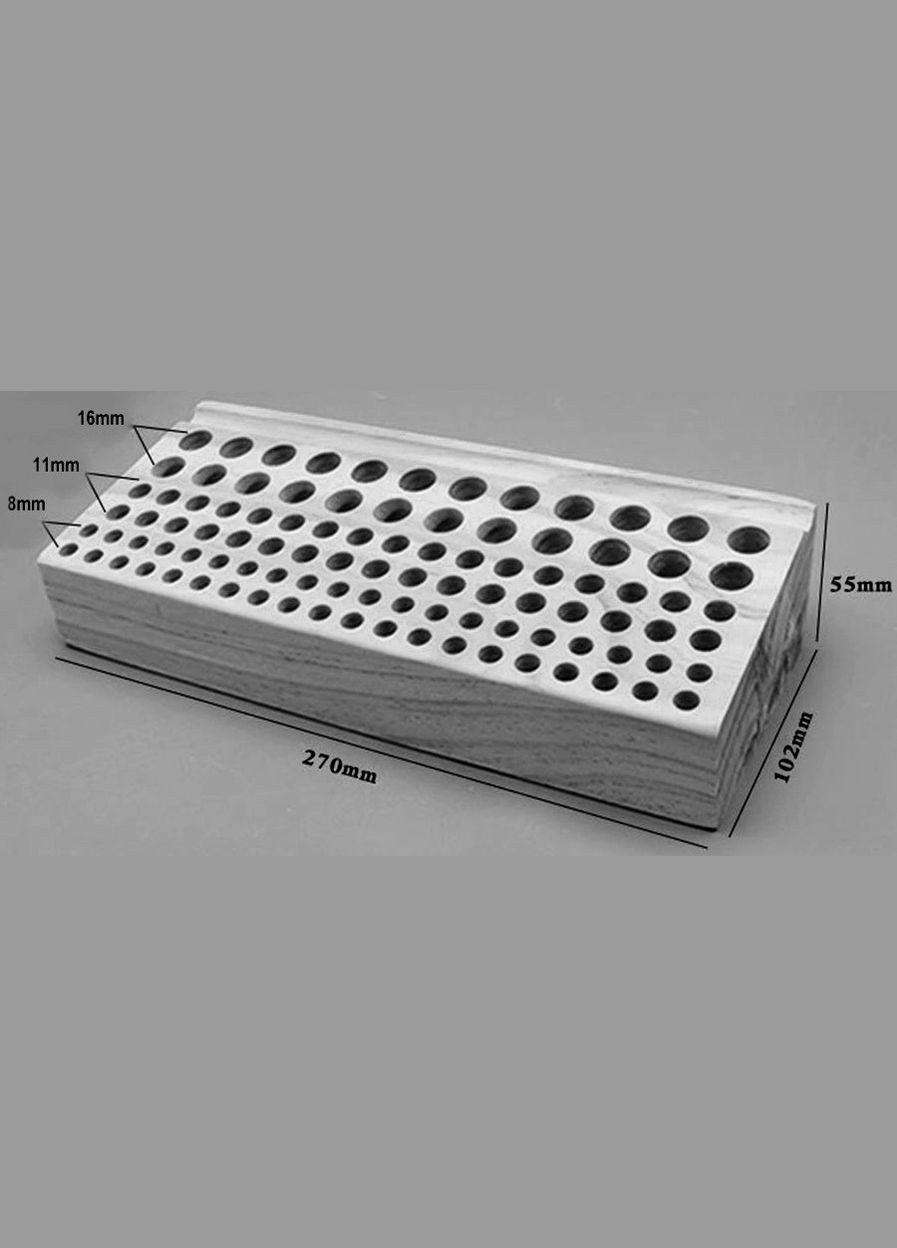 Органайзер для свердл з дерева Еліника венге (СВР-002412) No Brand (328910642)