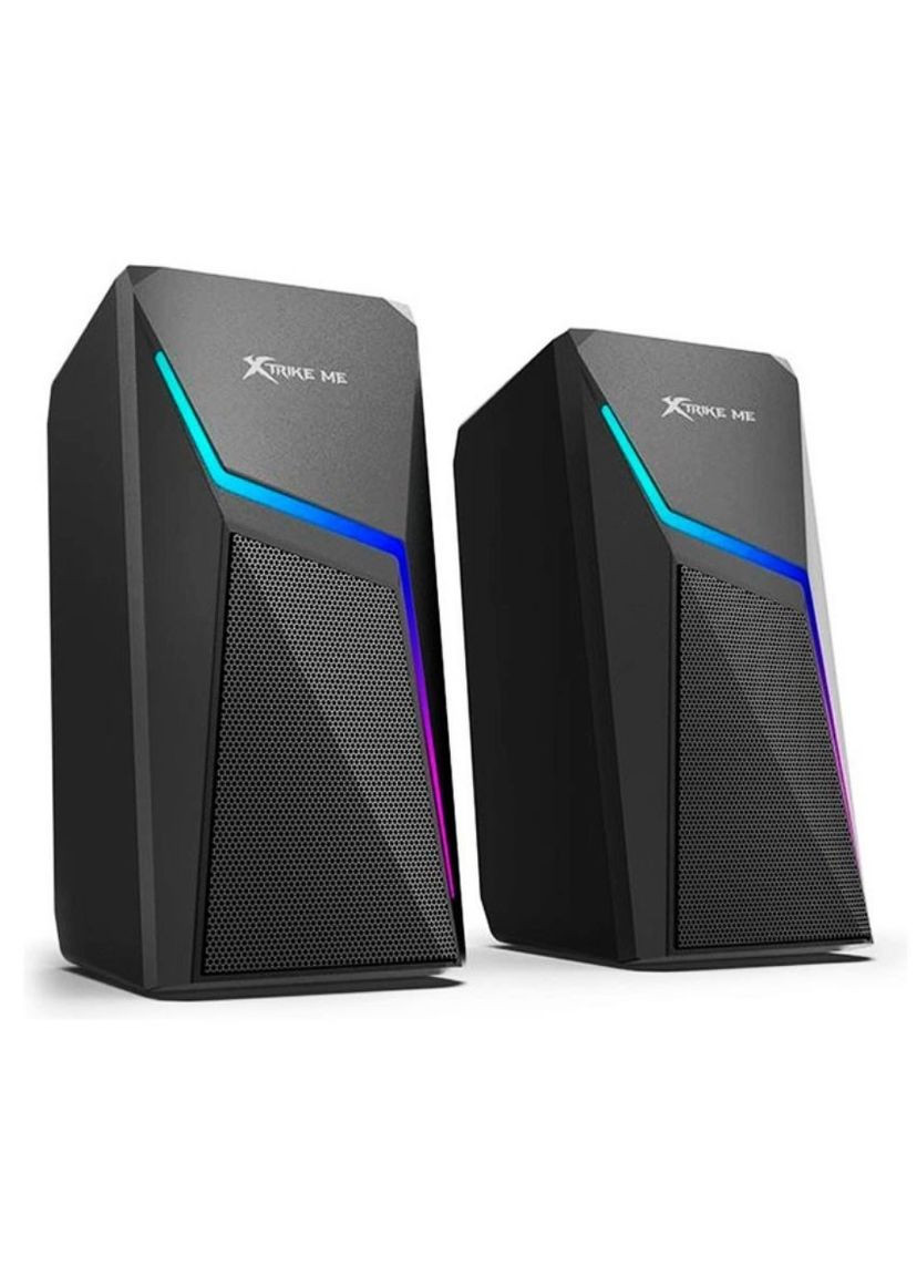 Колонки комп'ютерні XTRIKE ME SK-503 акустична система з підсвічуванням 6W Bluetooth RGB No Brand (317185908)
