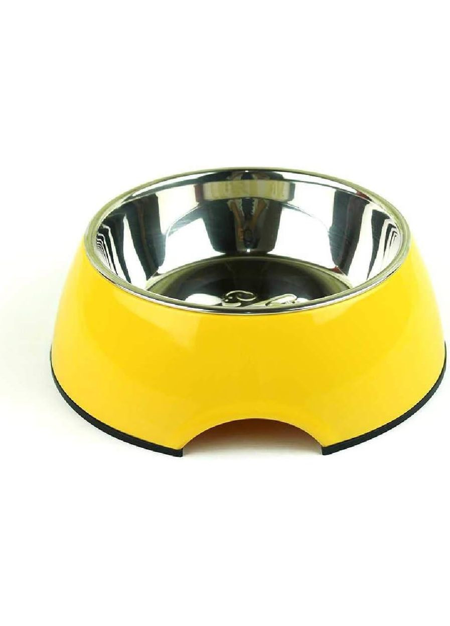 Миска для собак з нержавіючої сталі кругла 17,5*14 см No Brand (368710031)