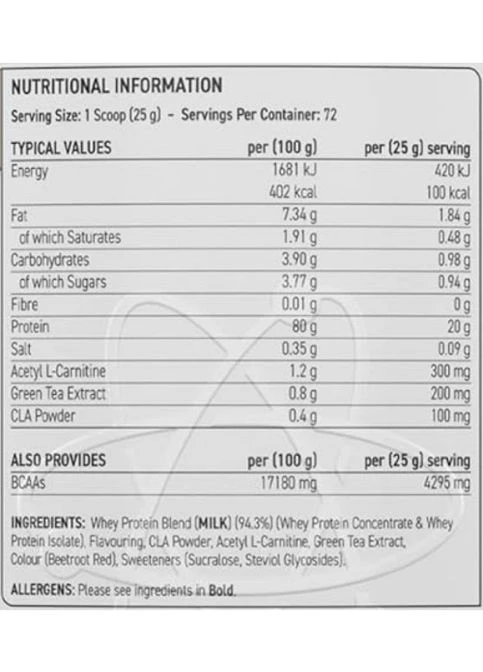 Diet Whey 1800 g /72 servings/ Strawberry Applied Nutrition (295905392)