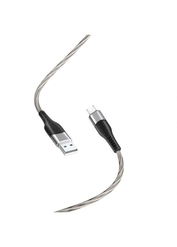 Кабель USB NB158 Micro 2.4A grey XO (322706395)