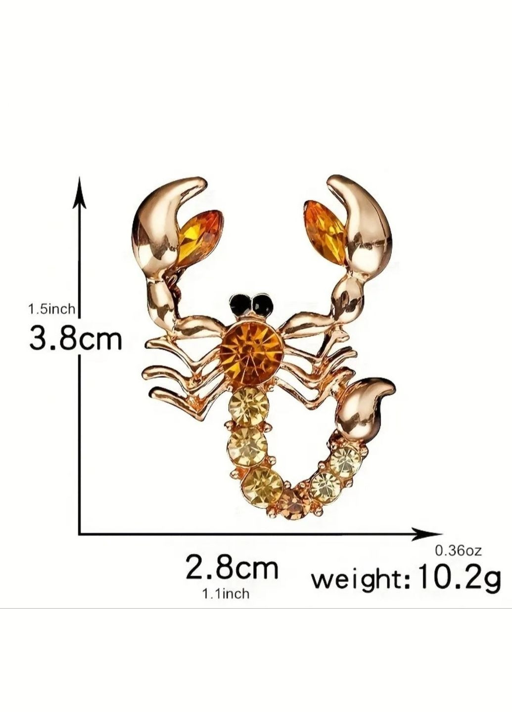 Брошка "Скорпіон" China (345751105)