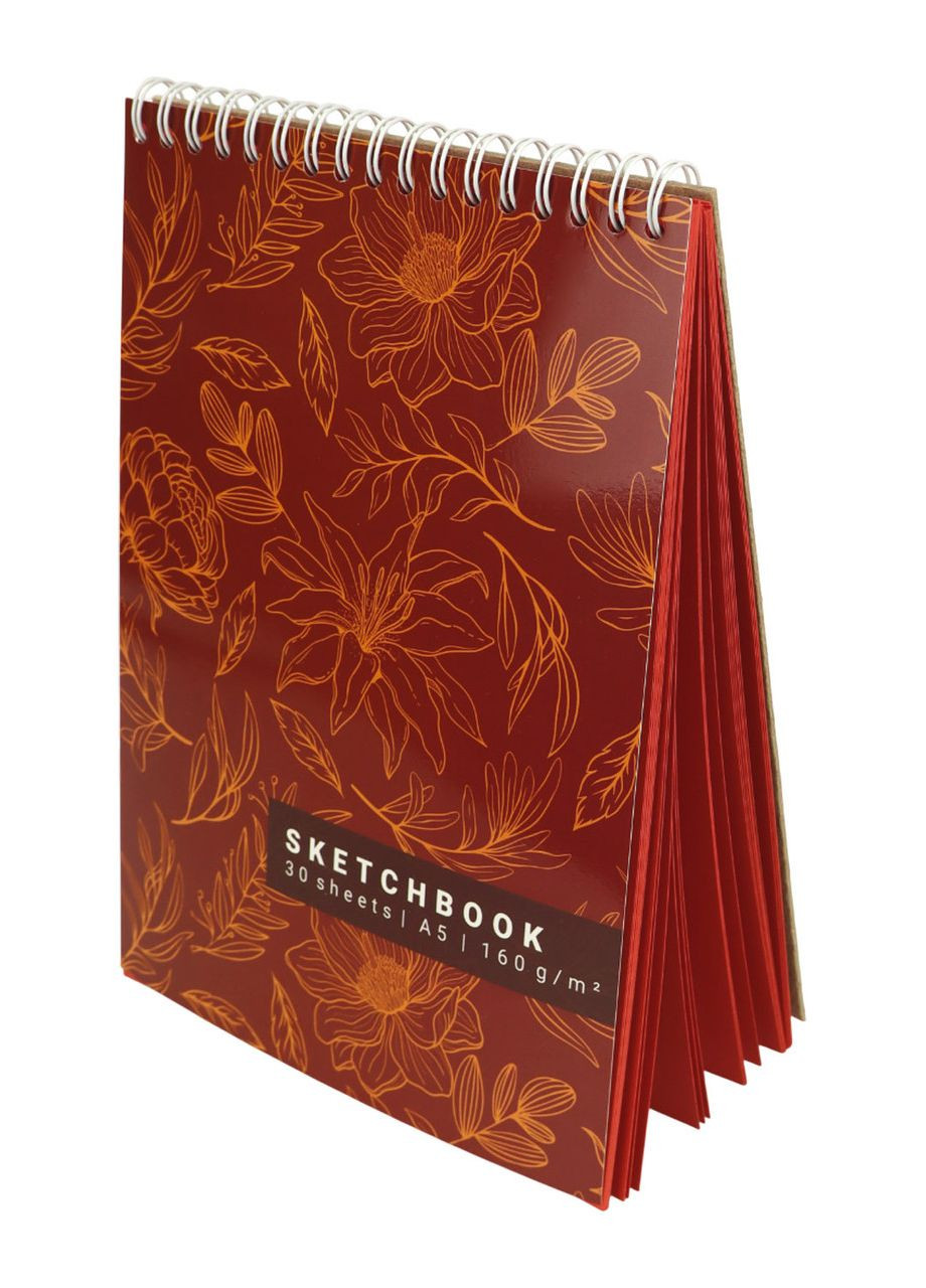 Блокнот "Colour vibes sketchbook" Scarlet, А5 4PROFI (319862082)