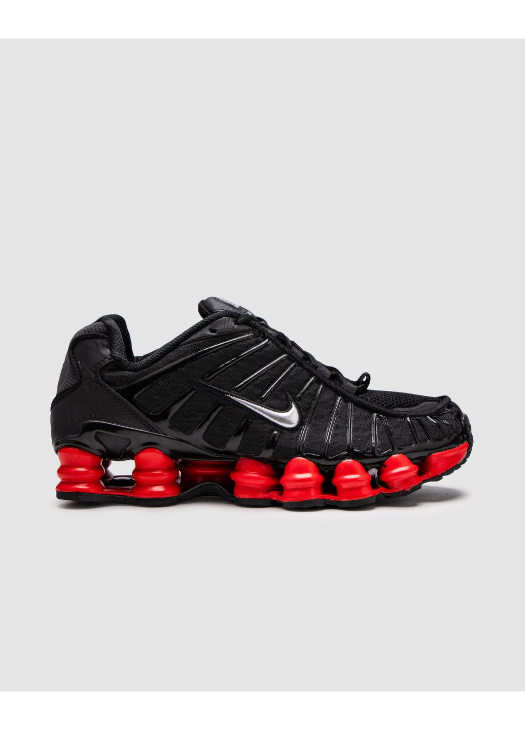 Черные демисезонные кроссовки мужские nike shox tl black red найк шокс тл No Brand