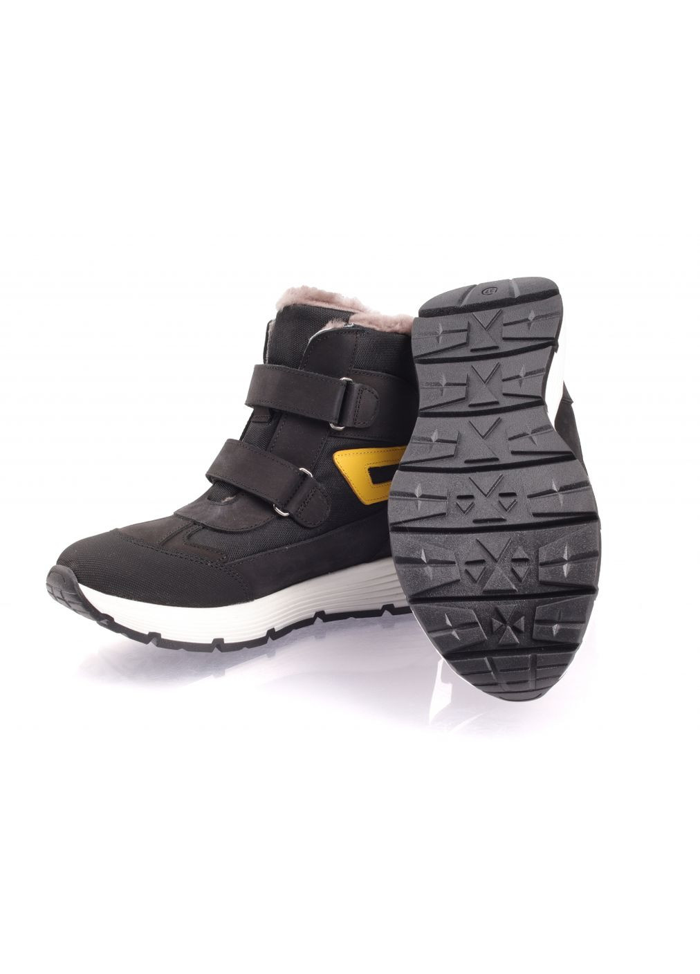 Черевики зимові 3018 для хлопчиків чорно-жовті. Розмір Topitop (367166543)