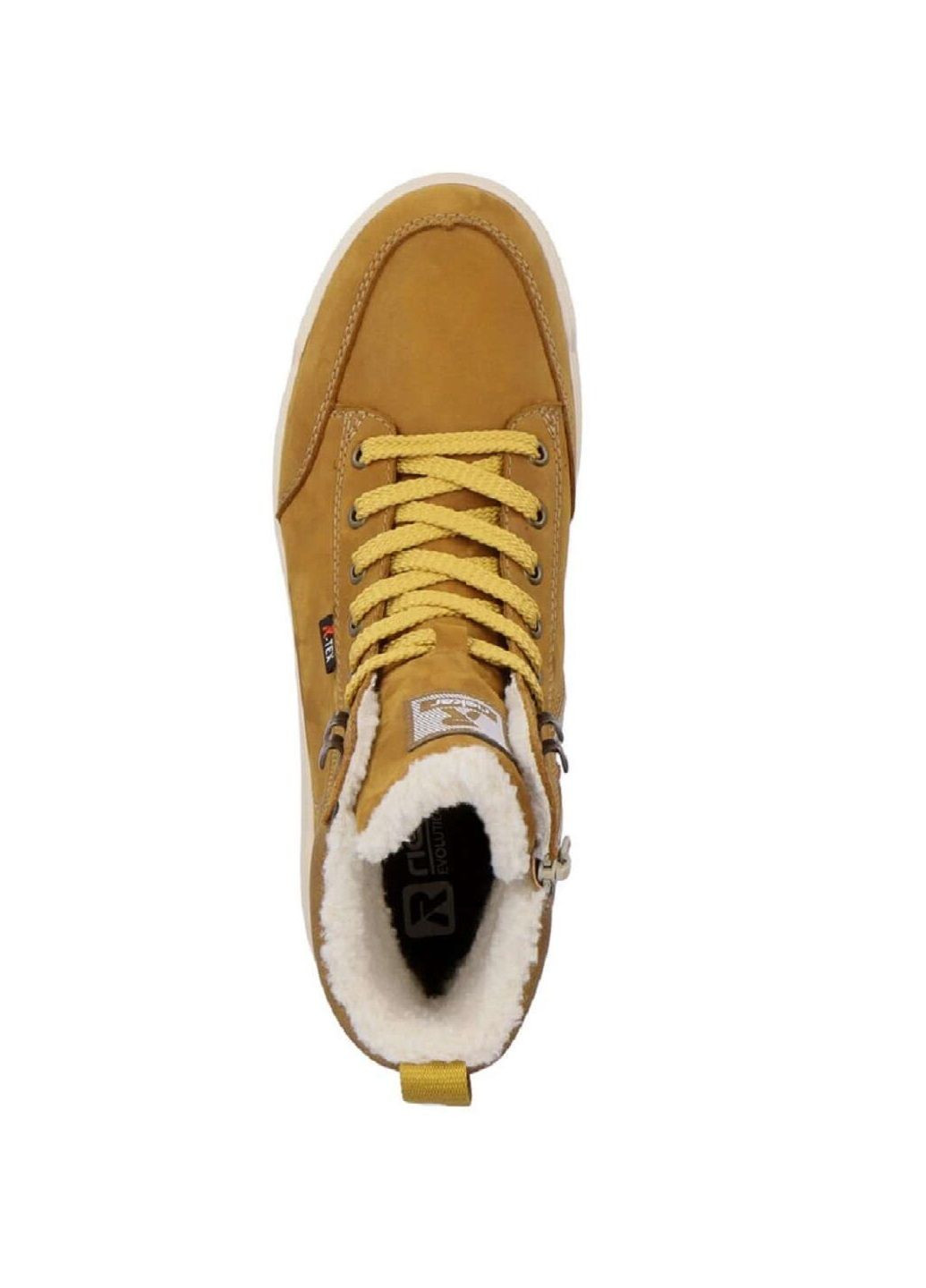 Желтые зимние ботинки Rieker