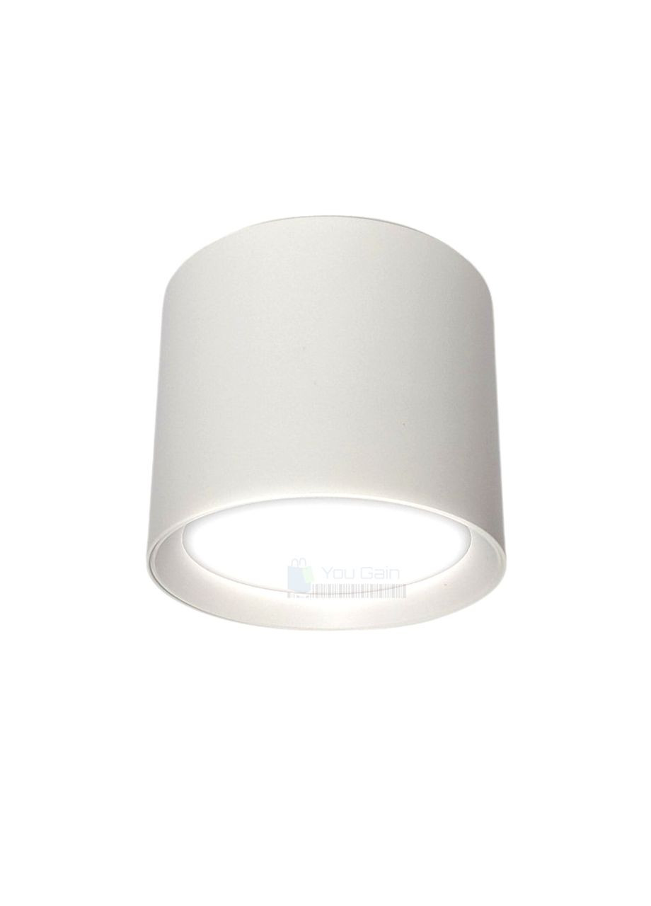 Світильник точковий SP-G05R-W-AL накладний для лампи GX53 (алюміній) круглий білий BIOM (361068502)