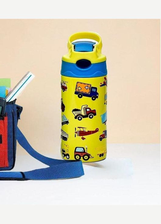 Термос поильник детский с трубочкой Transport 350 мл Stenson (342098914)