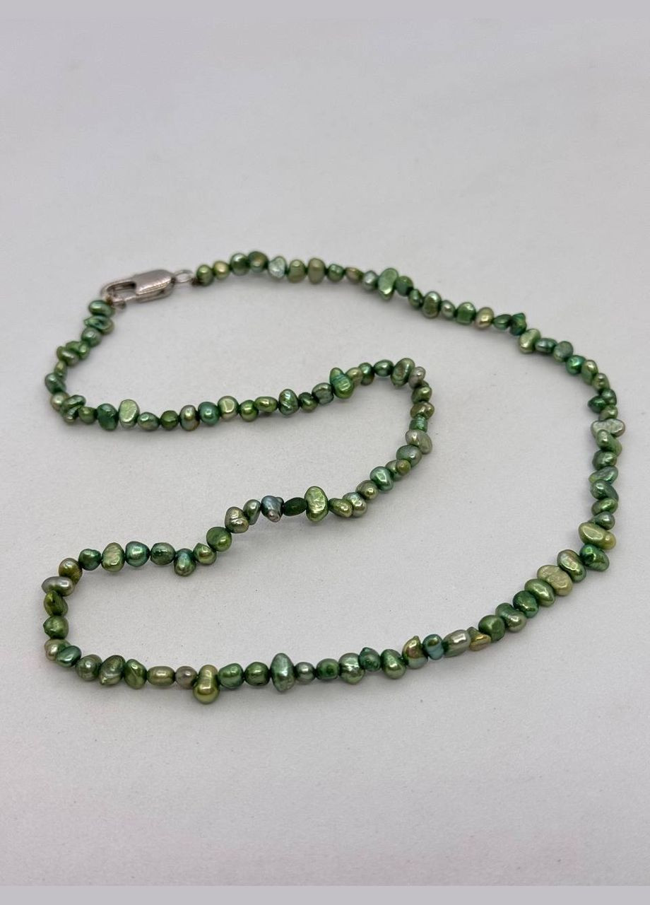 Намисто перли 42 см Зелений No Brand (335249185)