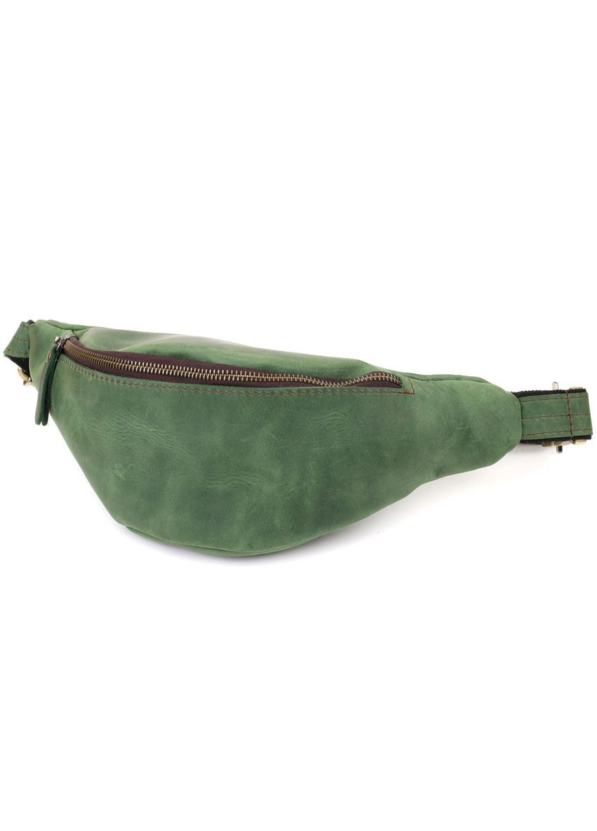 Стильна чоловіча бананка відмінної якості з натуральної шкіри вінтажної шкіри 23142 Shvigel (332983801)