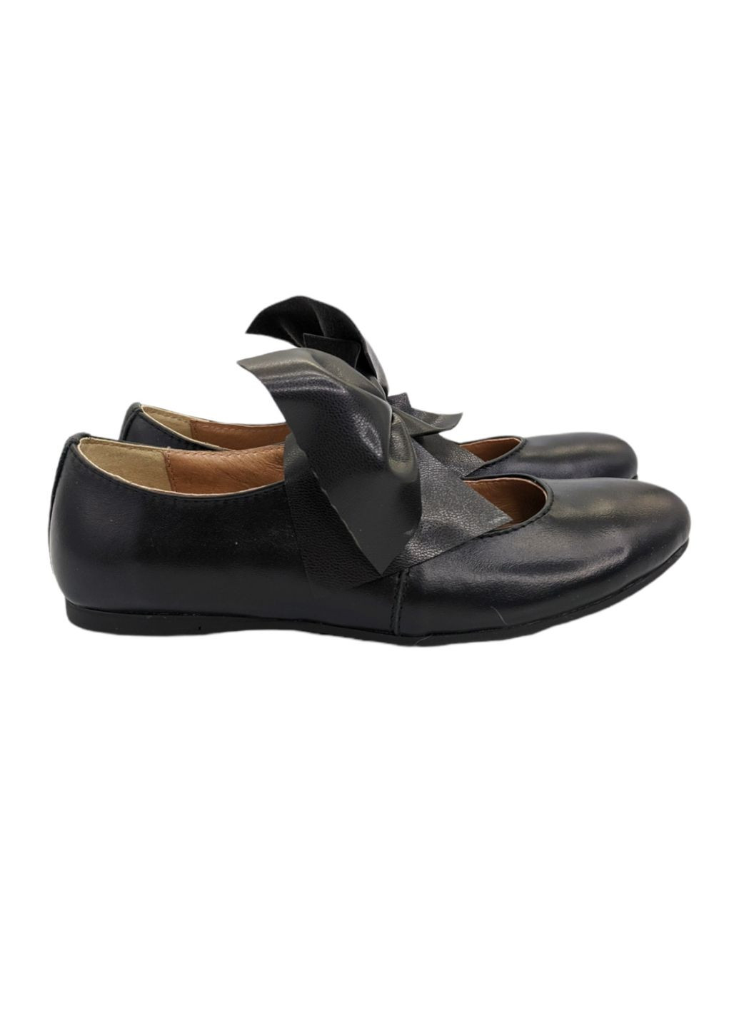 Черные туфли (р) кожа 0-0-1-1-401-0 Beloli