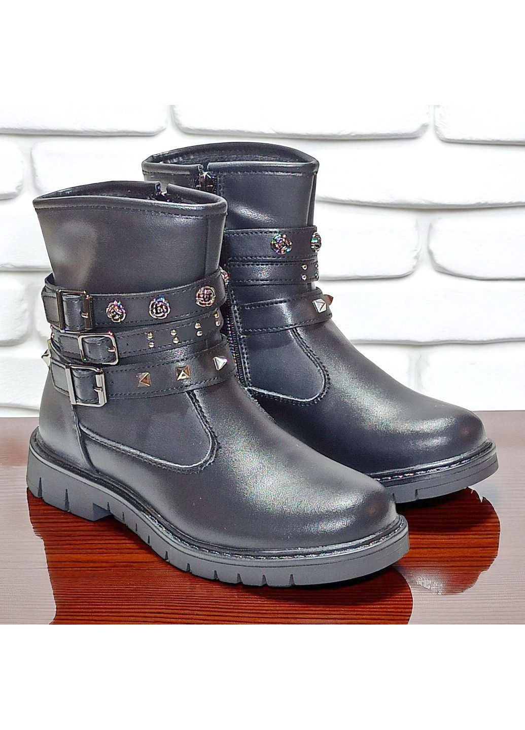 Демісезонні ортопедичні черевики для дівчинки, осінні утеплені хайтопи, утеплені демічеревики на флісі Вістеп Weestep (365711184)