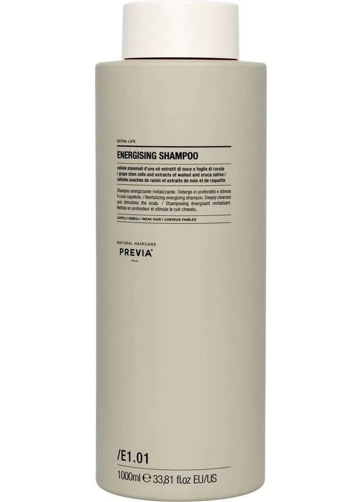 Энерджайзинг-шампунь Natural Haircare Extra Life Energising Shampoo 1000ml (1454812-35253661) Previa (368632402)