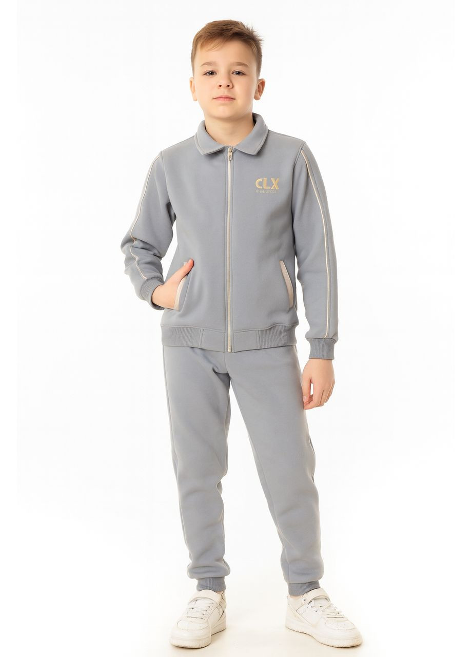 Спортивний костюм дитячий для хлопчика 9-12 років (6140) 152, Коричневий No Brand (365820218)