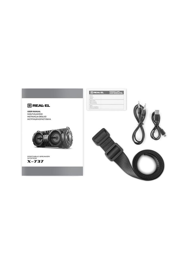 Акустична система X-737 Black Real-El (315145244)