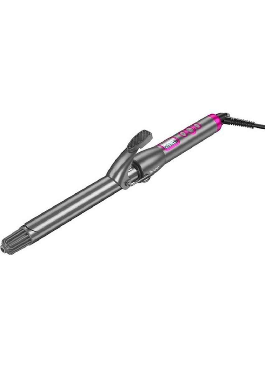 Расческа для выпрямления волос Electric manual curling iron with digital display(EU) Gray Hoco HP43 (340277751)