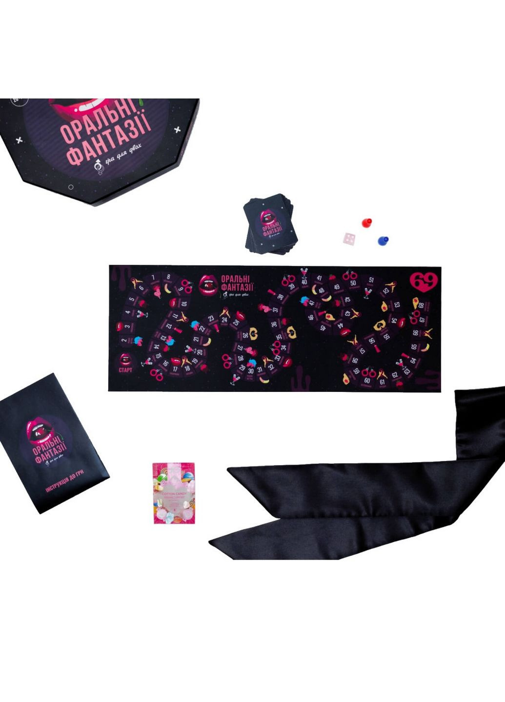 Настільна гра "Оральні фантазії" (UKR) 20х15х10 см Fun Games (289461252)