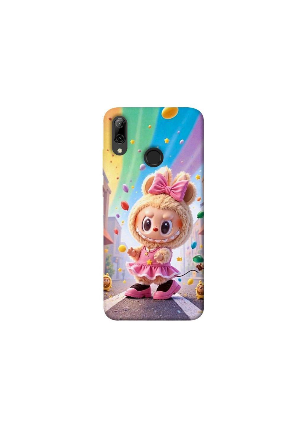 Чехол на Huawei P Smart (2019) Labubu rainbow Frontalka (361987407)