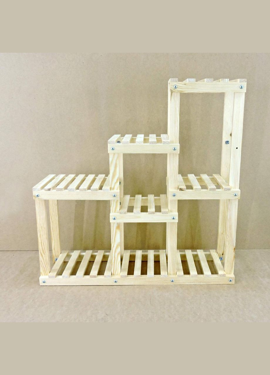 Підставка для квітів з дерева Шоле бланже (ЦВТ-007201) No Brand (328228283)