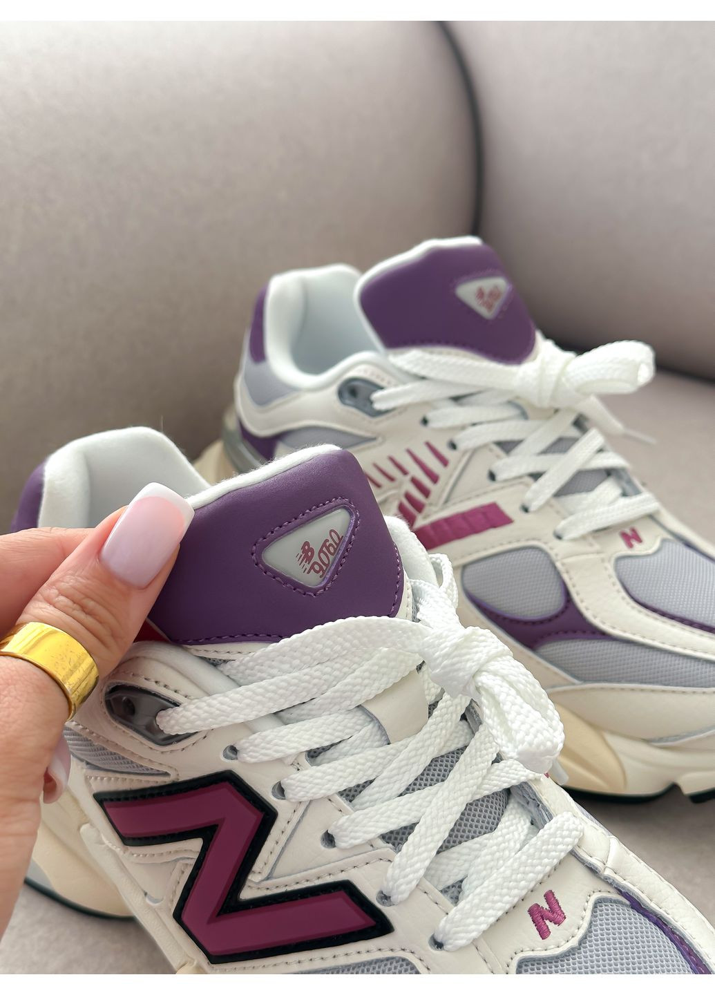 Сірі Осінні кросівки чоловічі і жіночі new balance 9060 gray | нью беланс 9060 сірі No Brand