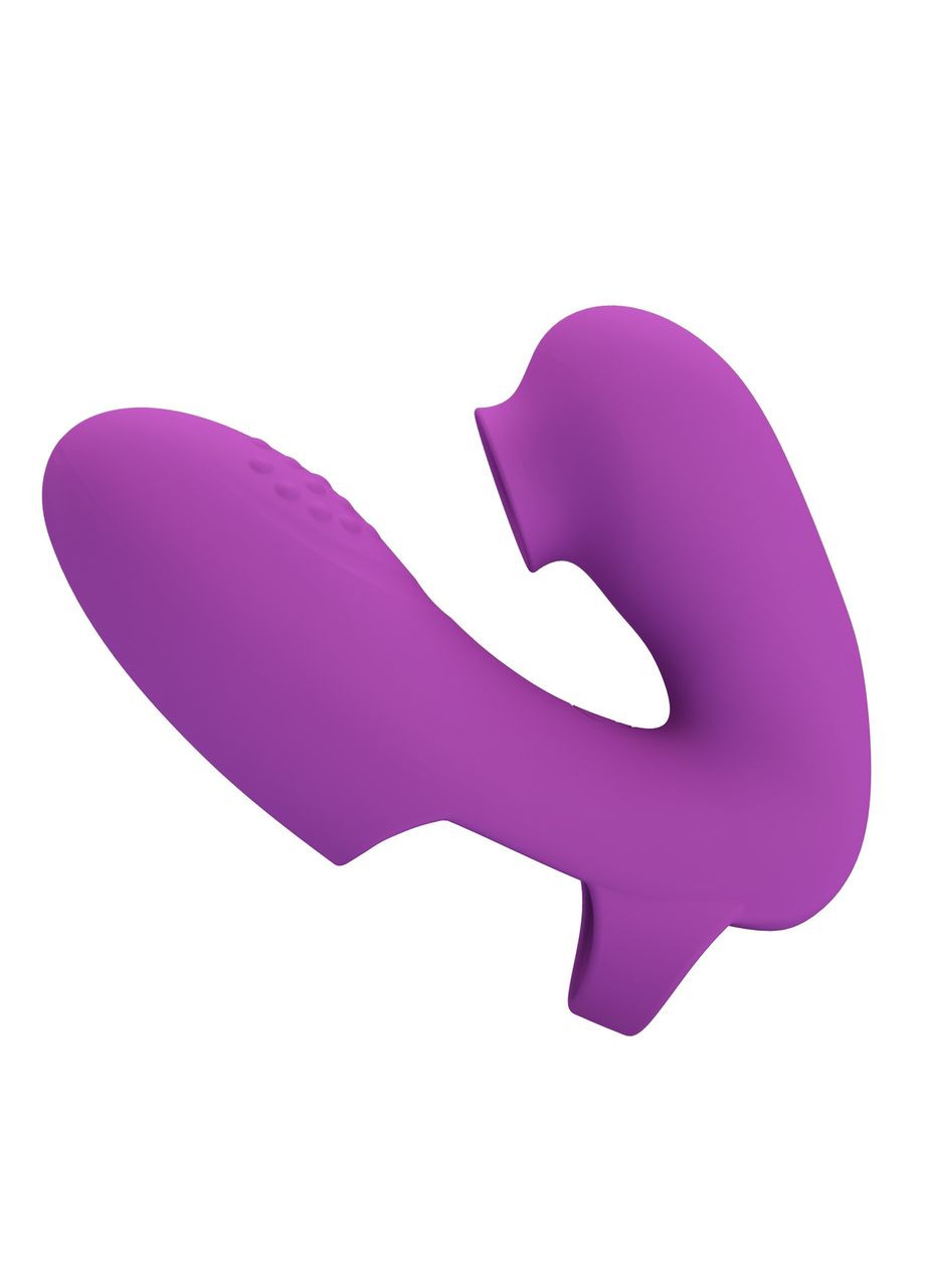 Вибратор на палец со стимуляцией клитора PRETTY LOVE Super Finger ATHENA 7 режимов, фиолетовый No Brand (361071655)