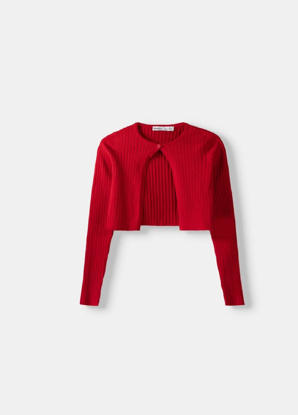 Красный демисезонный свитер Bershka