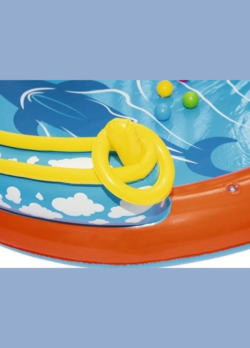Детский надувной бассейн "Лагуна" с горкой 265 x265cm 53069 No Brand (332984047)