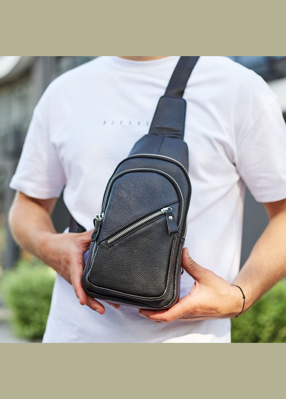 Мужской слинг через плечо кожа 33737 Tiding Bag (298568602)