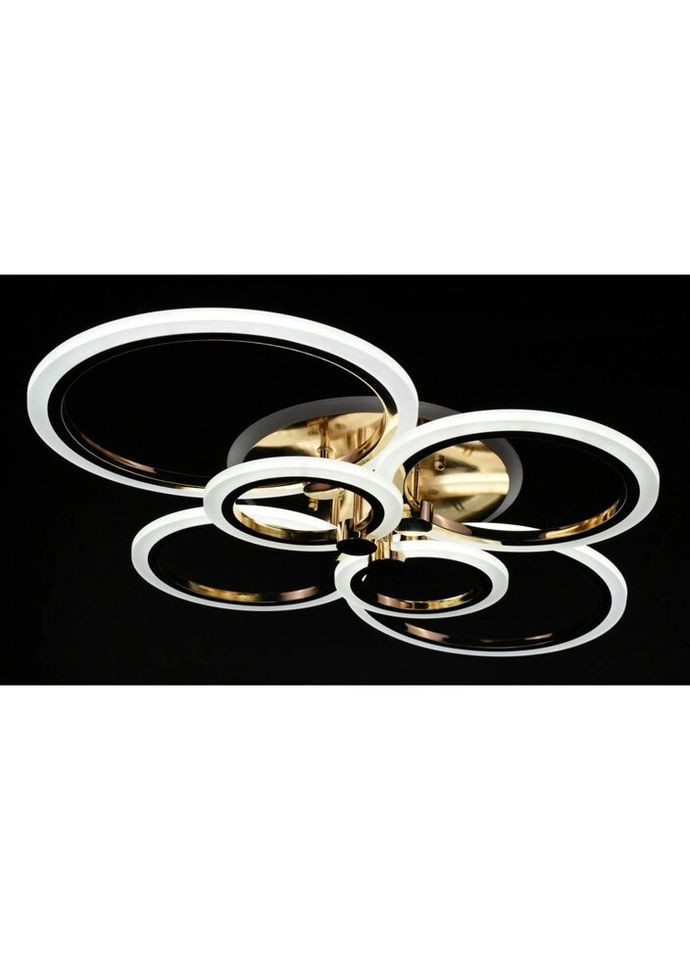 Люстра светодиодная потолочная LED светильник для квартиры на потолок лэд с пультом 26946 Золото 11х57х77 см. Sunnysky (324396727)